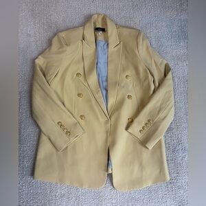 Vici Yellow Blazer with Gold Buttons